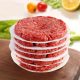 100 de bucăți de hârtie pergament antiaderentă pentru chiftele de hamburger