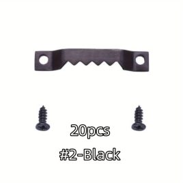 20 bucăți Agățătoare de Oțel cu Șuruburi