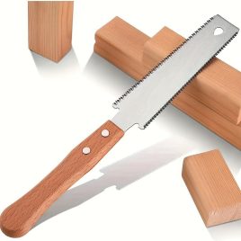   Fierăstrău japonez de mână de 6 inci cu mâner din lemn de fag