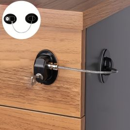   Lacăt de siguranță versatil fără găurire pentru frigidere, dulapuri și ferestre