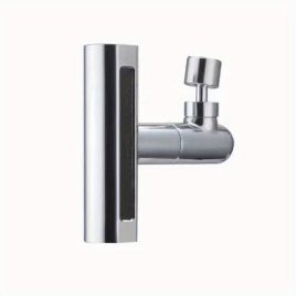   Baterie de bucătărie cu 4 viteze, ajustabilă, cu pulverizator rotativ 360° și gura de scurgere extinsă anti-stropire