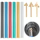 Set profesional de sudură din plastic cu 60 de tije și 3 duze, pentru metal și plastic
