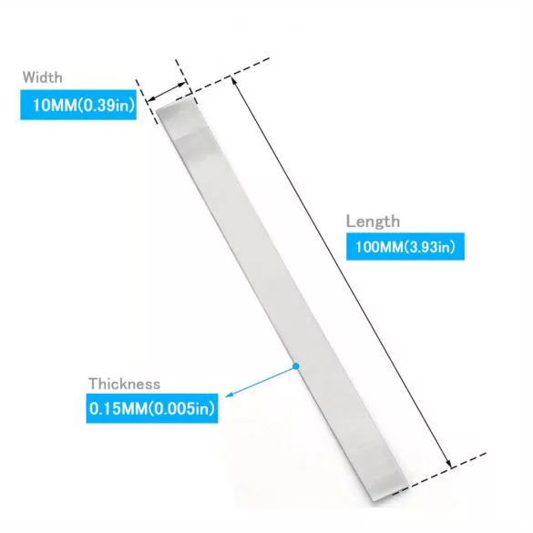 100 benzi de nichel pur