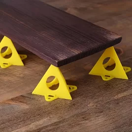   Suport triunghi din plastic pentru vopsea, set de 10 bucăți