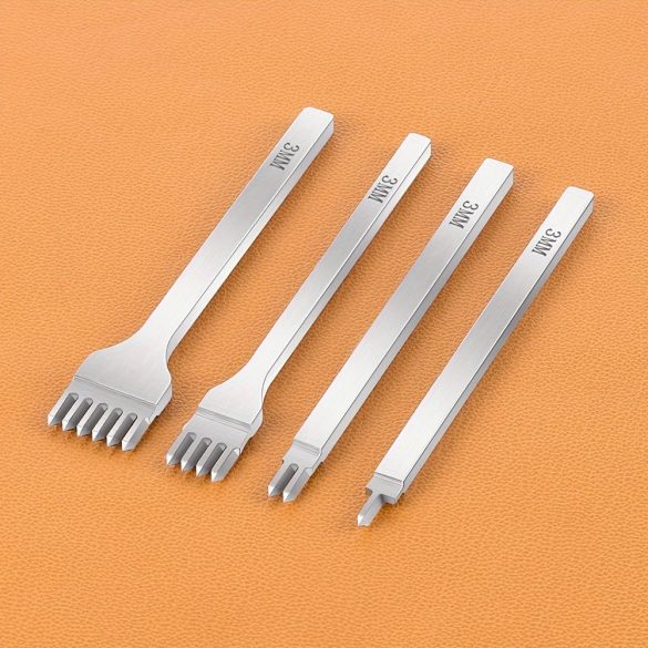 Set perforator piele din oțel inoxidabil