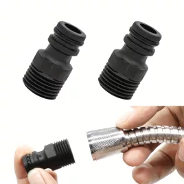 4 adaptoare tub spiral din PVC plastic
