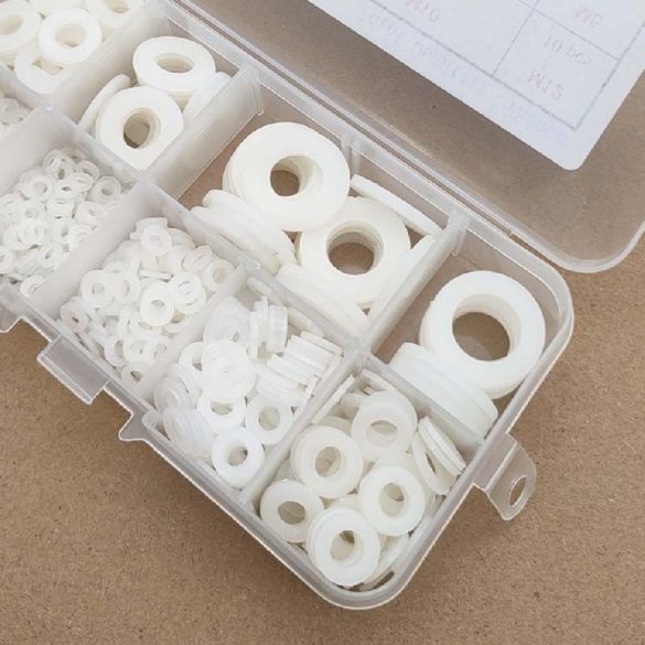 780 bucăți Set de Garnituri din Nylon Alb din Plastic