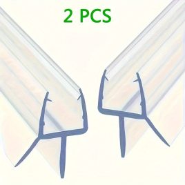   2 benzi de etanșare inferioară pentru ușa de duș rezistentă la apă