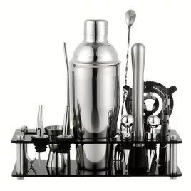   Set profesional de shaker pentru cocktail din oțel inoxidabil