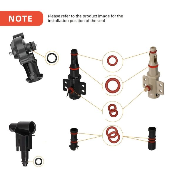 Inele de etanșare din silicon compatibile cu espressoarele Philips Saeco Spidem Gaggia Krups Solis