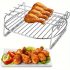 Set suplimentar de rafturi pentru cuptor din oțel inoxidabil cu ventilator