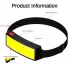 Lampă Frontală Ultra-Luminoasă COB Reîncărcabilă prin USB cu Durată Lungă de Viață a Bateriei