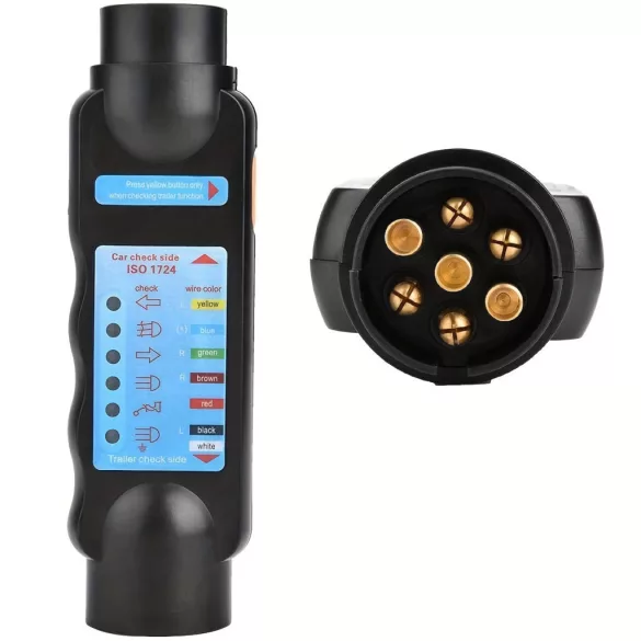 Conector tester remorcă 12V cu 7 pini