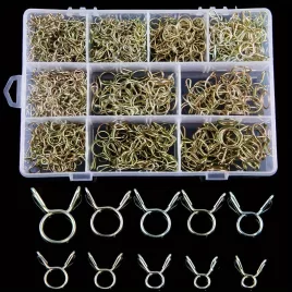   Set de 126 cleme cu arc pentru furtunuri de irigare și țevi de aer