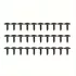 20 șuruburi Torx negre