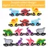 Set de Tren Dinozaur din Lemn Interactiv pentru Copii