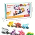 Set de Tren Dinozaur din Lemn Interactiv pentru Copii