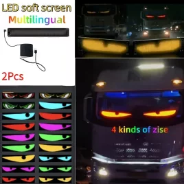 Panou Pixel LED Autocolant Multilingv pentru Mașină