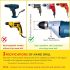Adaptor pentru Găurit Pătrat Ușor de Montat