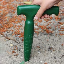   Burghiu Manual Durabil Verde - Ideal pentru Răsaduri, Plantare și Transplantare