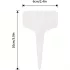 50 etichete durabile albe din plastic tip T pentru plante