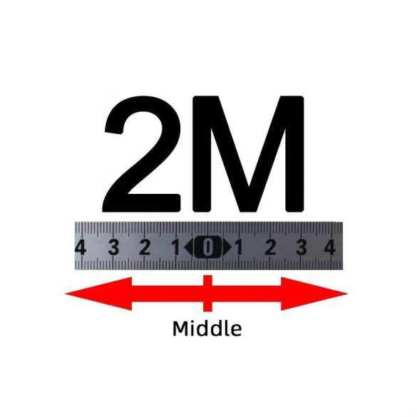 Bandă de măsurare autoadezivă din metal - Durabilă, inoxidabilă și rezistentă la uzură cu scală transparentă
