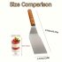 Set spatule din oțel inoxidabil rezistent la căldură