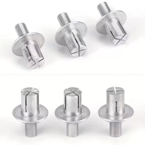 50 de nituri din aliaj de aluminiu cu cap rotund