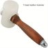 Ciocan din lemn cu mâner în formă de T pentru sculptat pielea