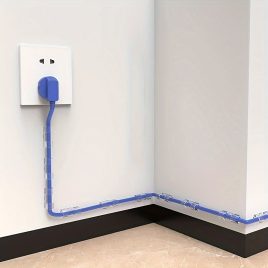 100 de cleme autocolante invizibile pentru cabluri