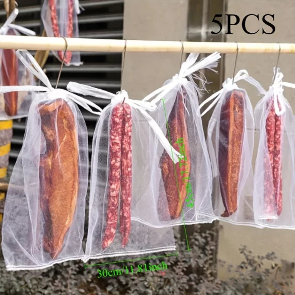Geantă cu Plasă pentru Uscare carne și plante