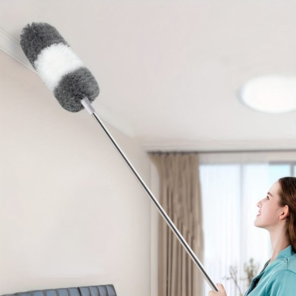Duster extensibil din microfibră cu cap flexibil