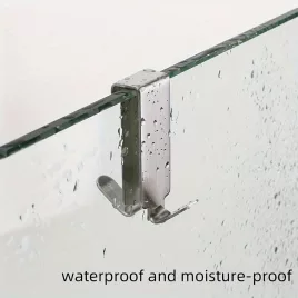 2 cârlige premium din oțel inoxidabil pentru baie