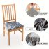 6 huse de scaun pentru dining cu motive florale