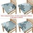 6 huse de scaun pentru dining cu motive florale
