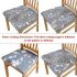 6 huse de scaun pentru dining cu motive florale