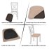 6 huse de scaun pentru dining cu motive florale
