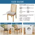 4 Huse pentru Scaune de Dining din Piele PU Impermeabilă
