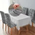 Set husă elastică pentru scaun de dining cu model floral