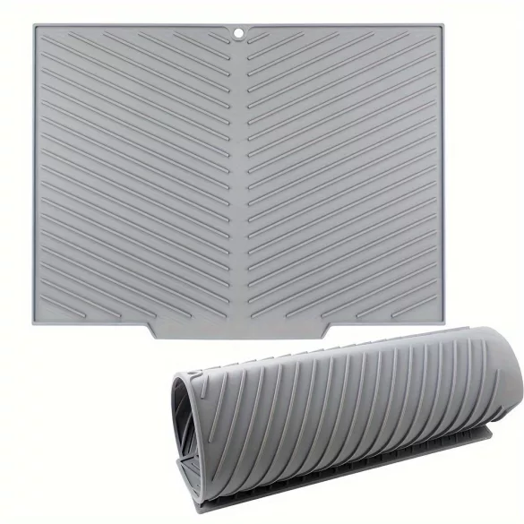 Covoraș de uscare din silicon pentru vase