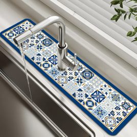 Suport absorbant pentru vase, model cu gresie, poliester