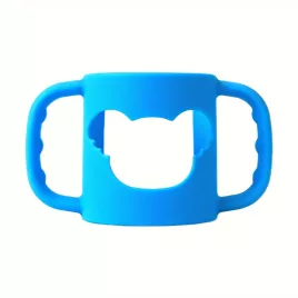 Mâner din silicon pentru biberon cu model de desen animat