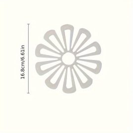 1 suport termoizolant din silicon cu model floral