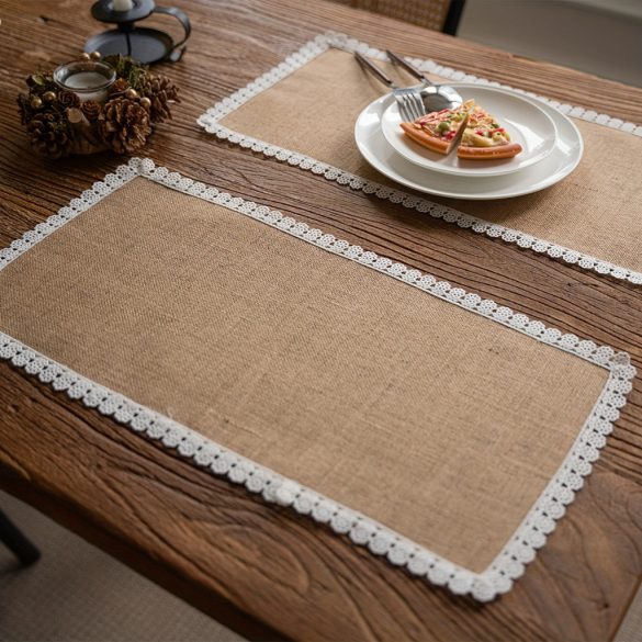 6x Șervețel de Masă Retro American Simplu