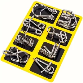 Set de puzzle din metal