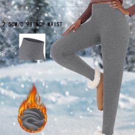 Colanți termici din polar pentru femei, cu talie de 2,5 cm