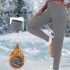 Colanți termici din polar pentru femei, cu talie de 2,5 cm