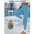 Colanți termici din polar pentru femei, cu talie de 2,5 cm