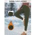 Colanți termici din polar pentru femei, cu talie de 2,5 cm