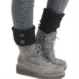   Încălzitoare croșetate, tricotate pentru cizme și șosete